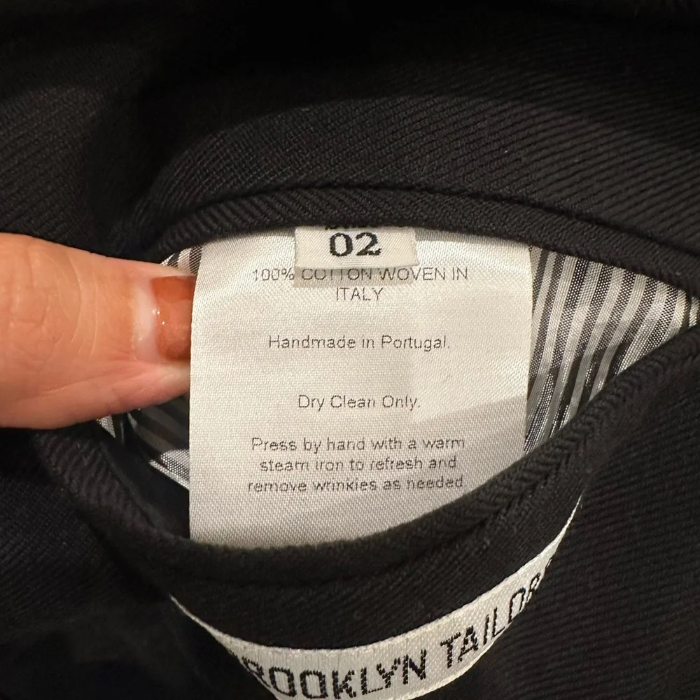 NWT Brooklyn Tailors BKT35 Unstructured Black Men's Blazer - Picture 4 of 9